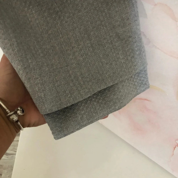 COPY - Ted Baker Title Daizit Skinny Crop Step Hem Pants, Grey, US Size 10 - Picture 13 of 13